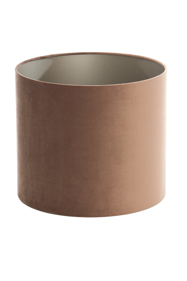 Shade cylinder 35-35-30 cm VELOURS chocolate brown