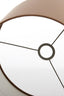 Shade cylinder 35-35-30 cm VELOURS chocolate brown