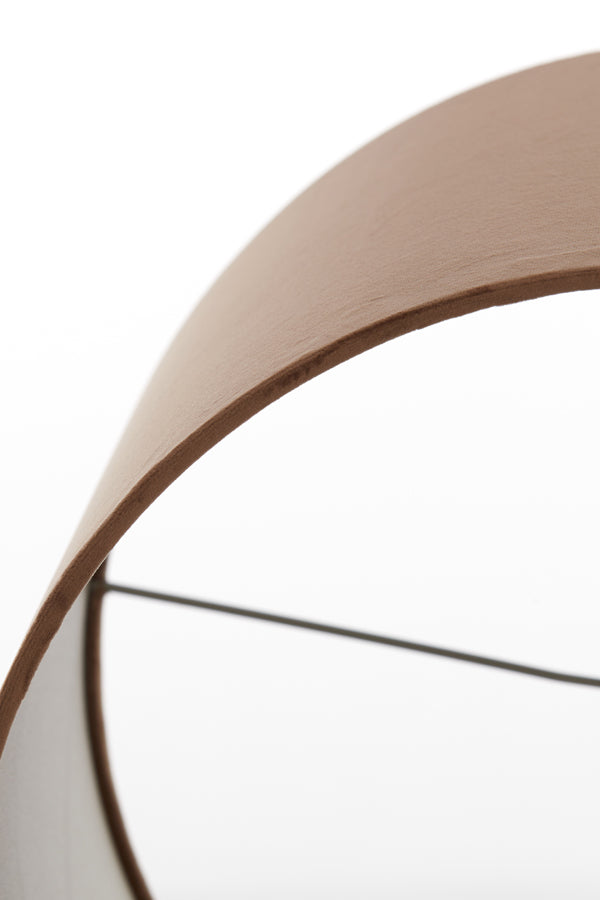 Shade cylinder 35-35-30 cm VELOURS chocolate brown