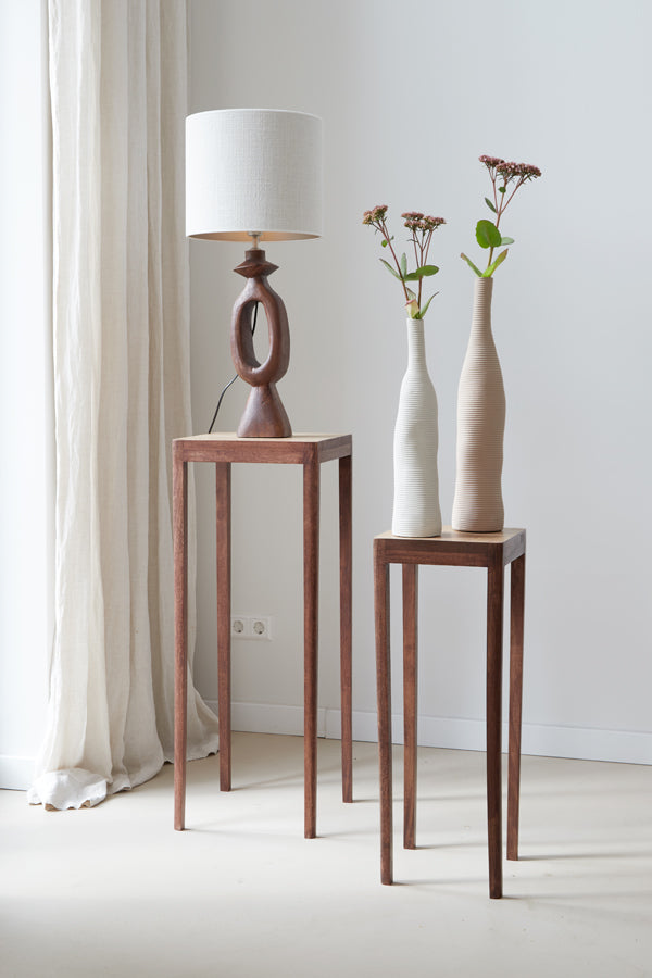 Shade cylinder 35-35-30 cm SAVERNA egg white