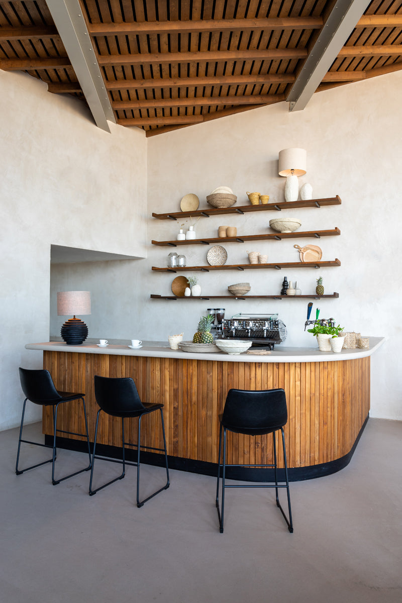 Shade cylinder 35-35-30 cm LIVIGNO natural