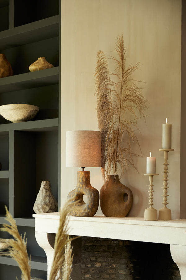 Shade cylinder 35-35-30 cm LIVIGNO natural