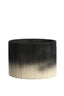 Shade cylinder 35-35-25 cm TOSSA black-cream