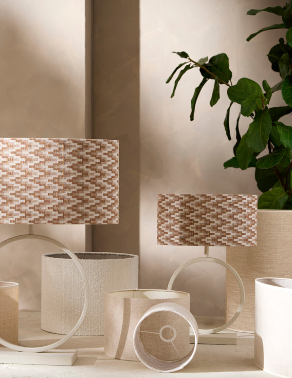 Shade cylinder 40-40-30 cm BOLERO white