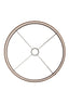 Shade cylinder 40-40-30 cm NALA dark brown