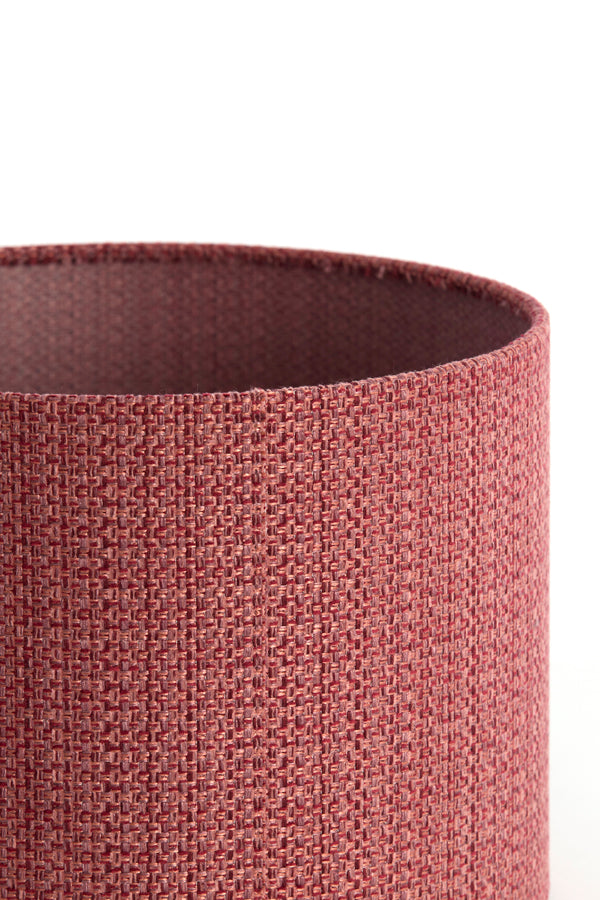 Shade cylinder 40-40-30 cm BLUSH red