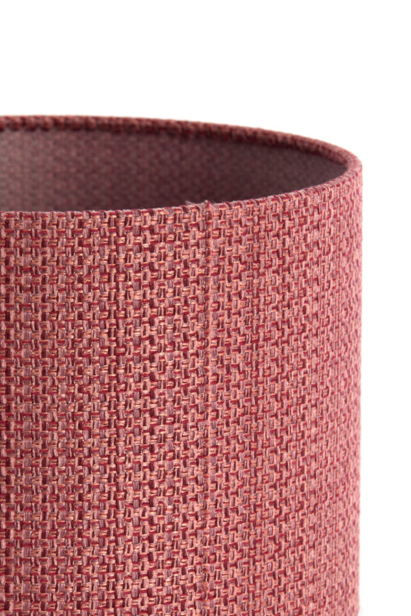 Shade cylinder 40-40-30 cm BLUSH red