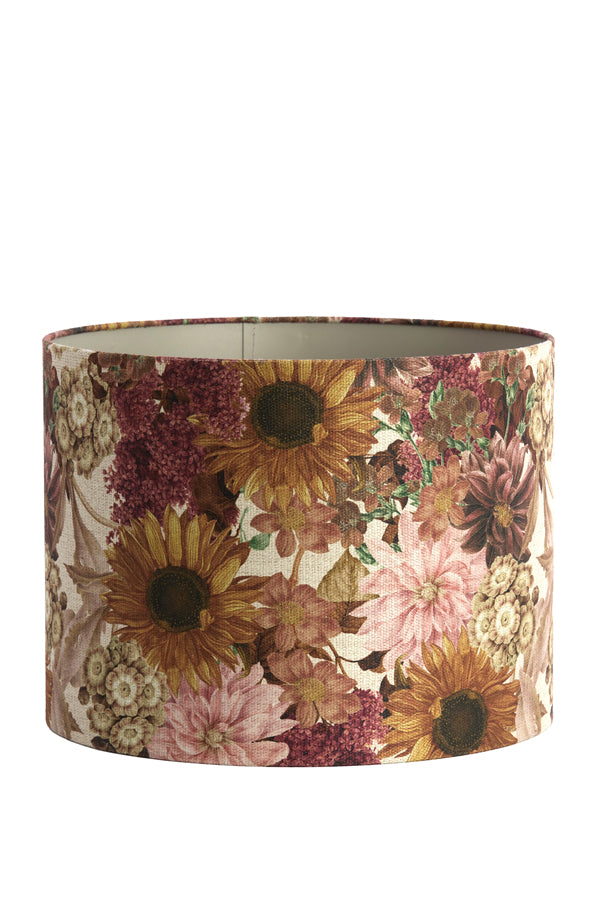 Shade cylinder 40-40-30 cm ROSEWOOD white