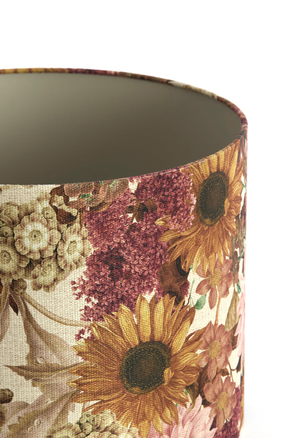 Shade cylinder 40-40-30 cm ROSEWOOD white