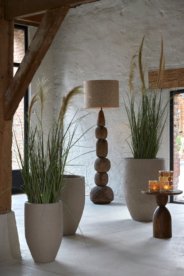 Shade cylinder 40-40-30 cm RAVI brown