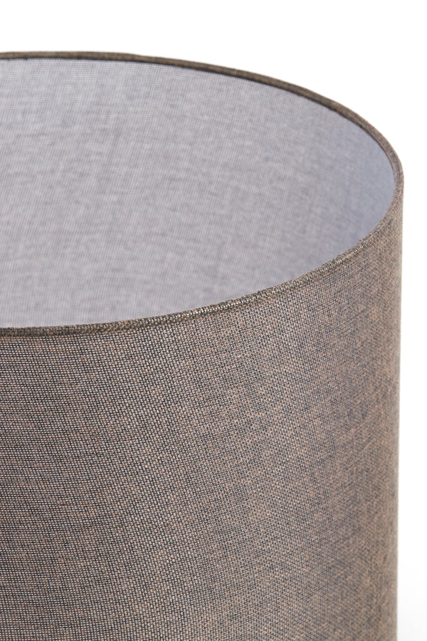 Shade cylinder 40-40-30 cm BRANFO linen dark brown
