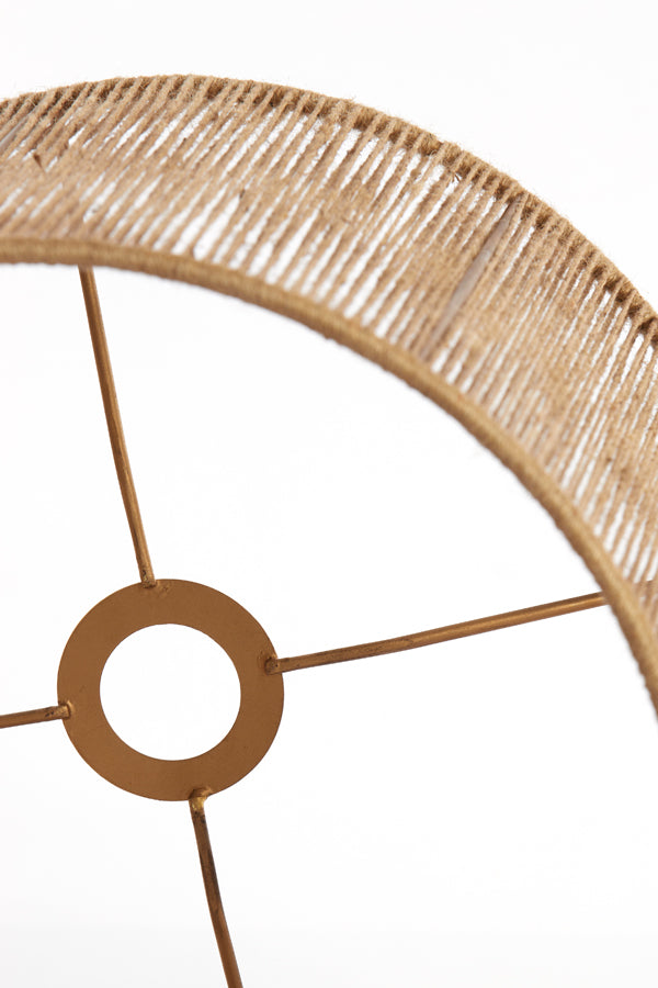 Shade cylinder 40-40-30 cm TOSSA jute natural