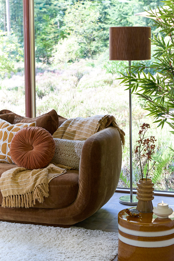 Shade cylinder 40-40-30 cm PENNY brown