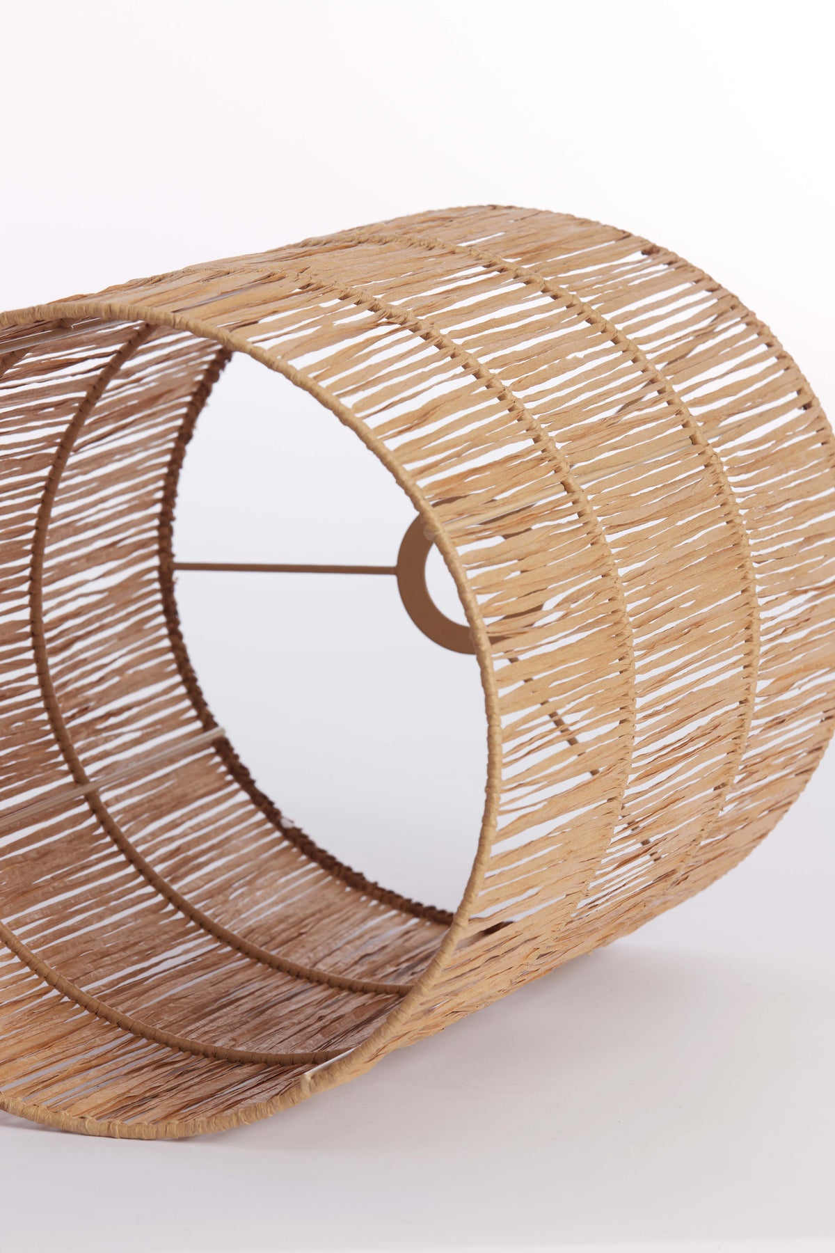 Shade cylinder 40-40-50 cm LANZANO raffia natural