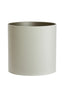 Shade cylinder 50-50-49 cm VELOURS off white