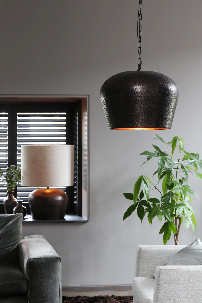 Shade cylinder 50-50-38 cm LIVIGNO natural