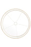 Shade cylinder 50-50-38 cm LIVIGNO natural