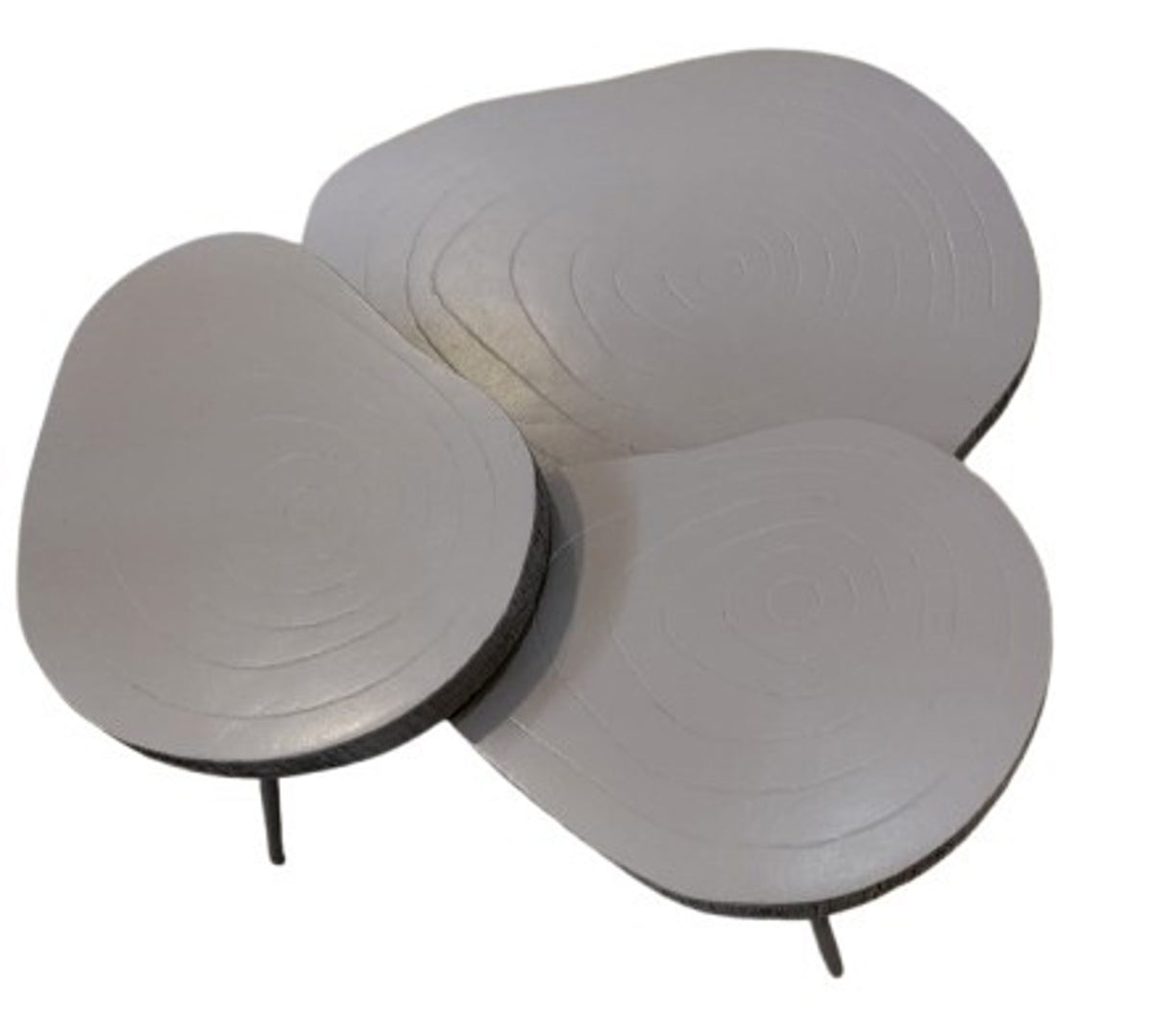 Coffee table Zeus clay (Set of 3)