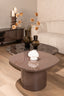 End table Almundi chocolat brown