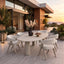 Outdoor dining chair Catalan ecru
