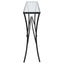 Alayna Console Table in Black Metal