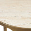 Clench Side Table in Brass
