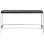 Crescendo Black Concrete Console Table
