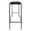 Crescendo Black Concrete Console Table