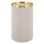 Circuit Brass & White Accent Table