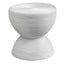 Bongo White Rattan Side Table