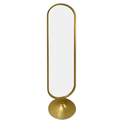 Mirror Moya on stand (Gold)