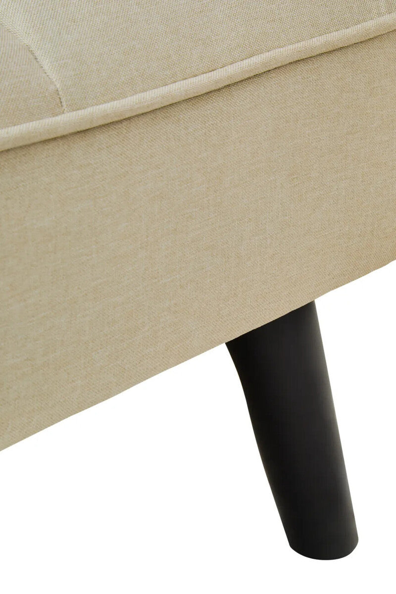 Valerie 3 Seat Beige Sofa Bed