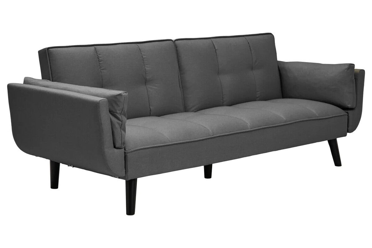 Valerie 3 Seat Dark Grey Sofa Bed
