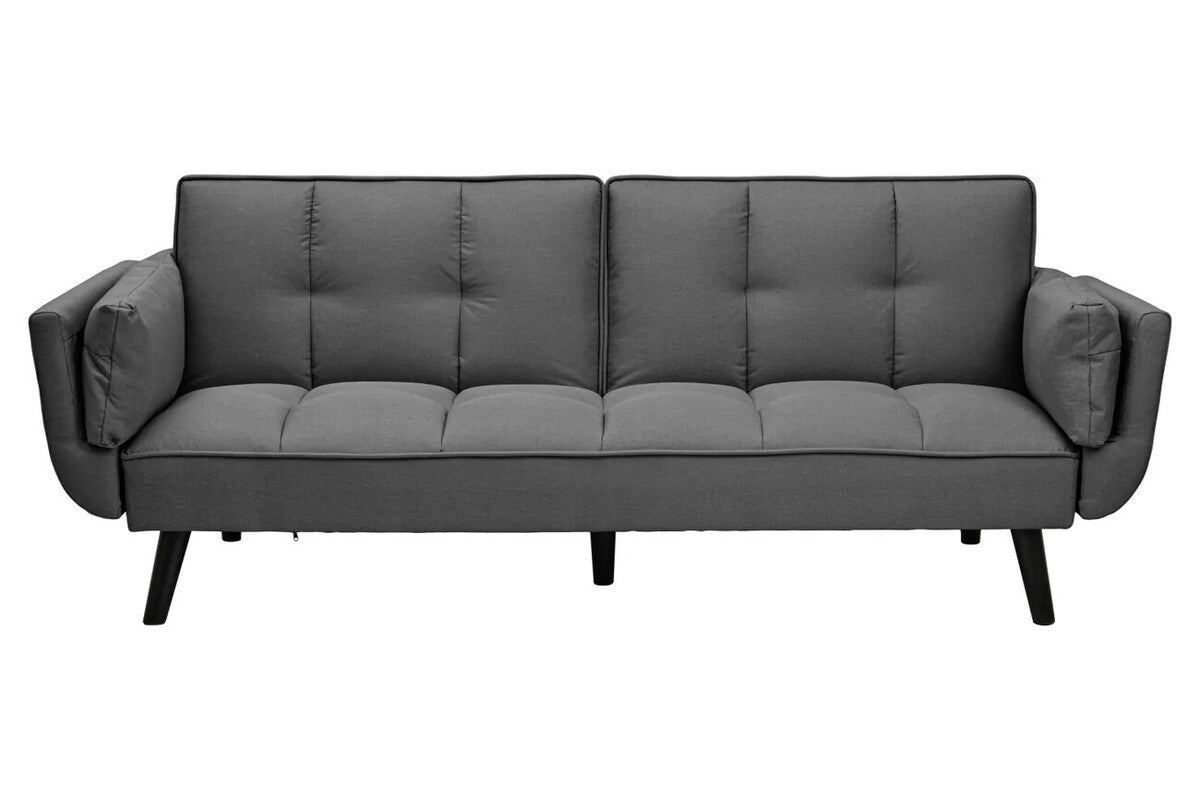 Valerie 3 Seat Dark Grey Sofa Bed