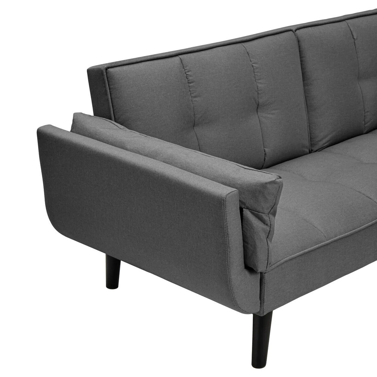 Valerie 3 Seat Dark Grey Sofa Bed