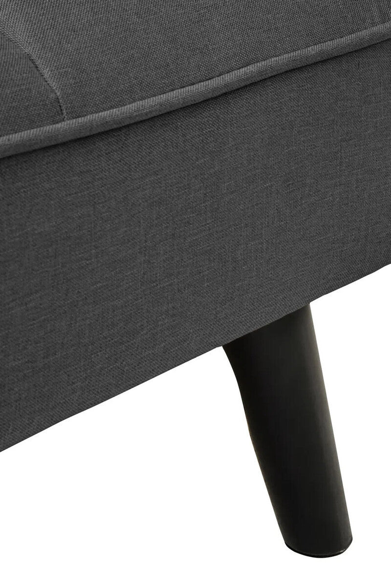 Valerie 3 Seat Dark Grey Sofa Bed
