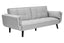 Valerie 3 Seat Light Grey Sofa Bed