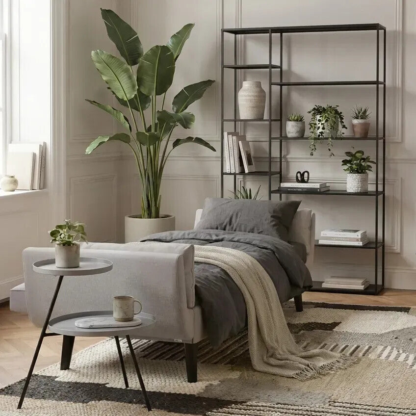 Valerie 3 Seat Light Grey Sofa Bed