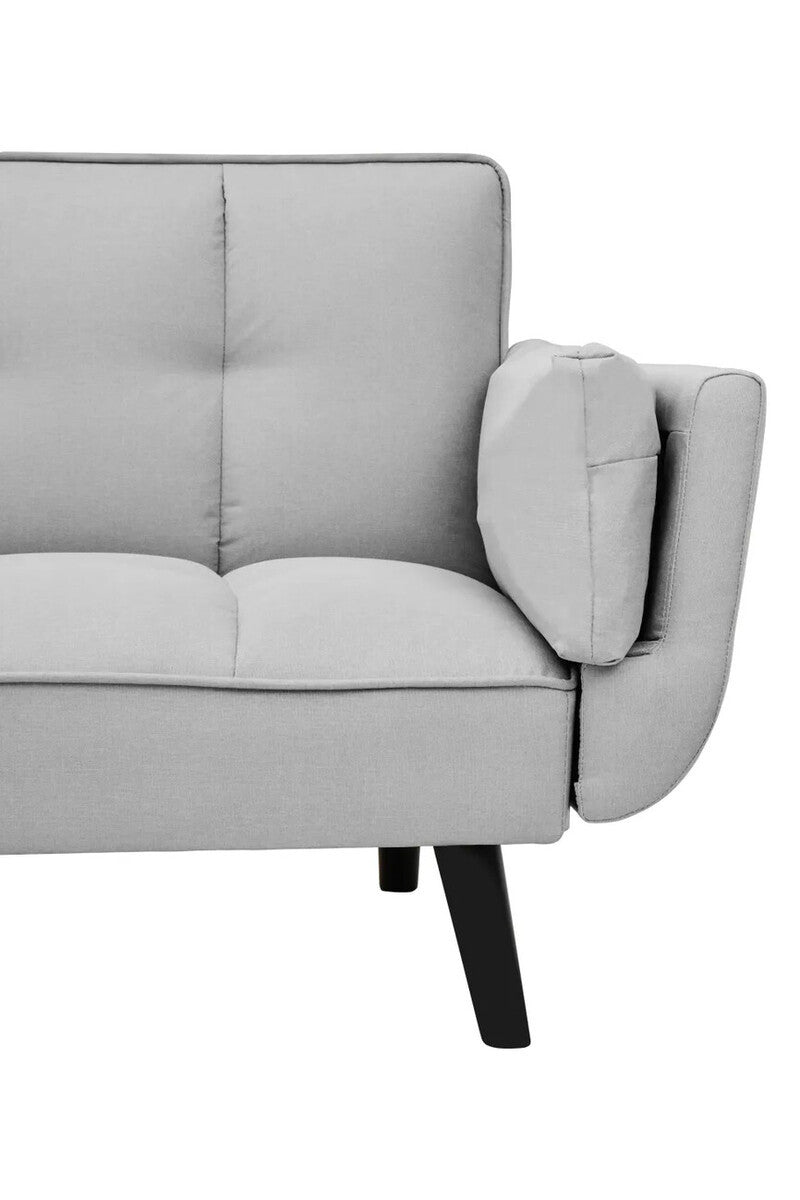 Valerie 3 Seat Light Grey Sofa Bed