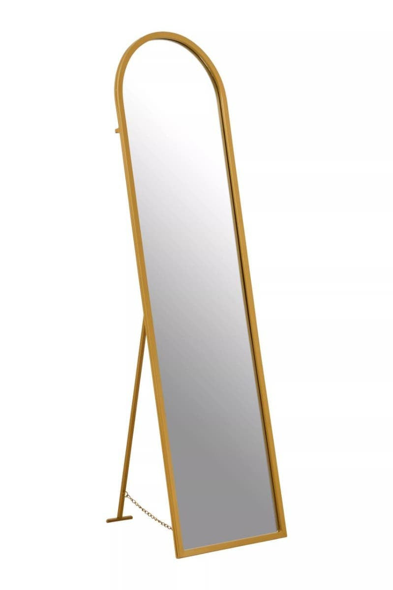Avento Gold Finish Floor Mirror