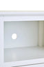 Heritage Two Drawer White Finish Wooden Side Table