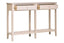 Heritage Two Drawer Taupe Wooden Console Table