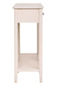 Heritage Two Drawer Taupe Wooden Console Table