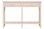 Heritage Two Drawer Taupe Wooden Console Table