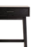 Heritage One Drawer Black Finish Wooden Side Table