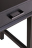 Heritage One Drawer Black Finish Wooden Side Table
