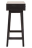 Heritage Two Drawer Black Finish Wooden Console Table