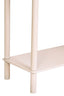 Heritage Two Drawer Reed Detail Taupe Wooden Console Table