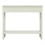Heritage Two Drawer Bobble Detail Ivory Wooden Console Table