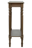 Heritage Dark Brown Rectangular Wooden Console Table